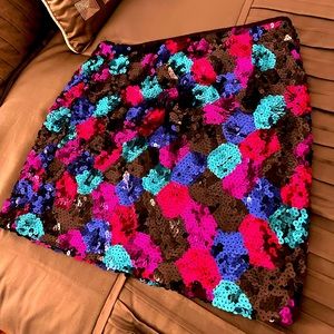 Fully Sequinned Bodycon Skirt